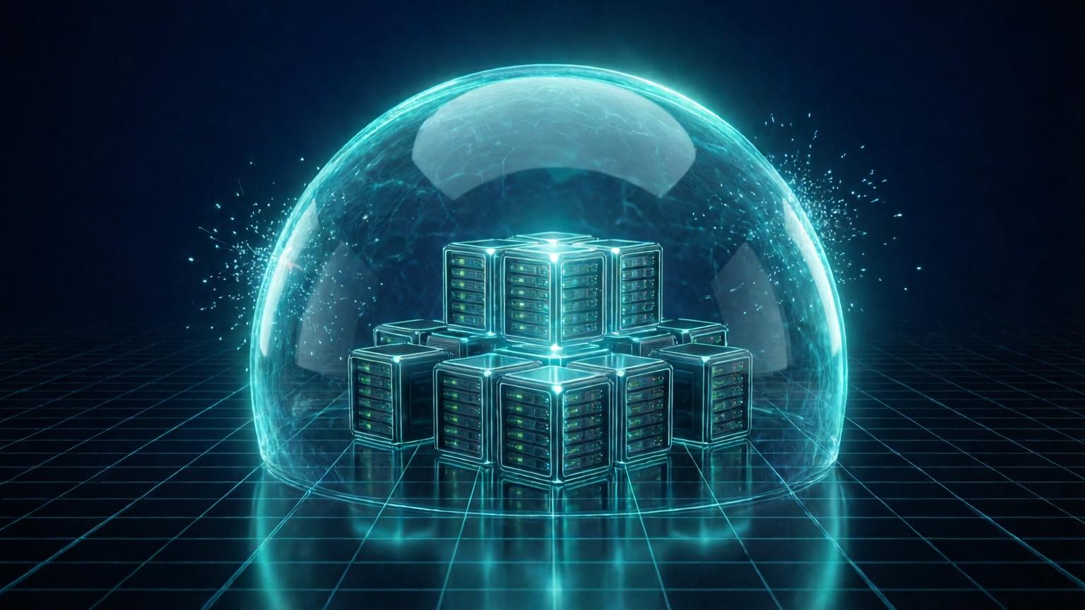 Energy dome protecting server cubes: Firecracker isolation on serverless-v4